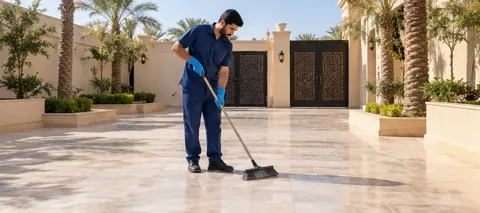 تنظيف الاستراحات والأحواش بنجران