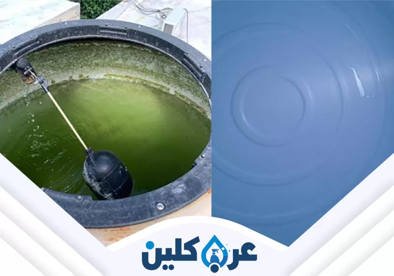 يعمل الفني على تنظيف الخزانات بدقة، مع التأكد من تعقيمها ومراعاة جميع معايير السلامة والصحة.